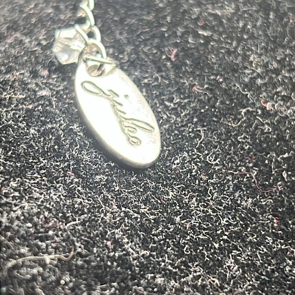 Jules Silver Necklace with Gold and Silver real Pearls - Picture 2 of 4